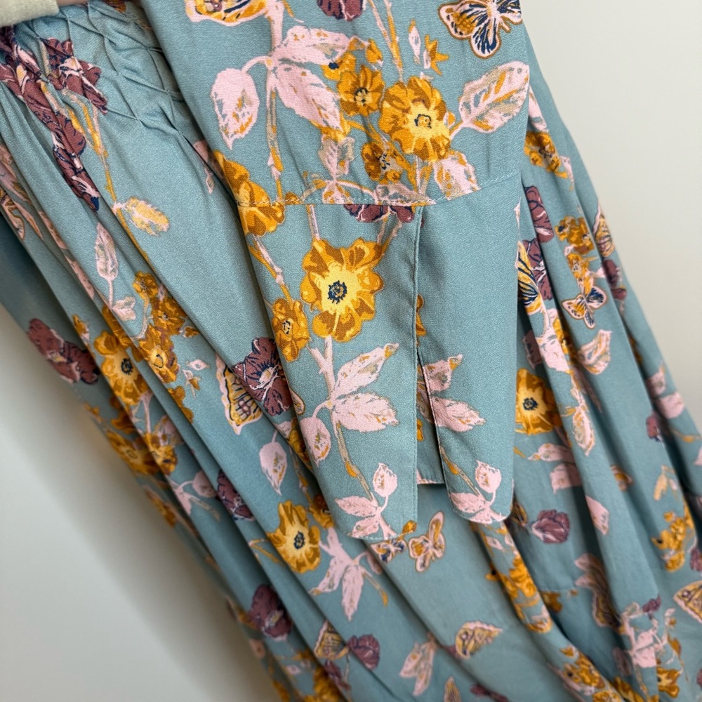 Free People Floral Boho Tunic Top/Dress – Size Small (Like New) - Picture 4 of 7